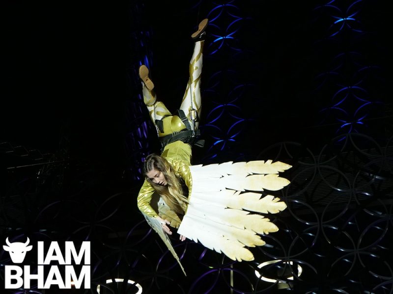 Shimmering flying 'angels' made up a key part of Wondrous Stories amazing aerial display