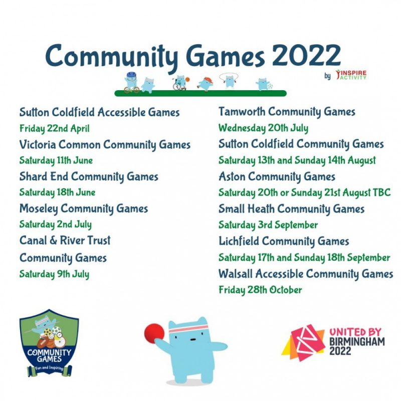 Community Games 2022 planned for Birmingham and the West Midlands
