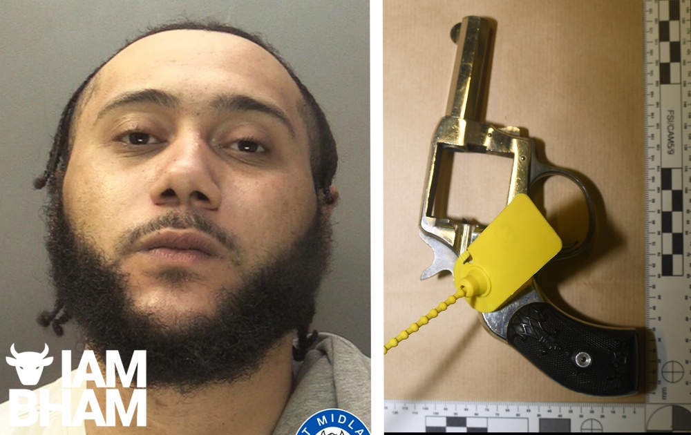 Birmingham man found with loaded gun during visit to probation officer is jailed