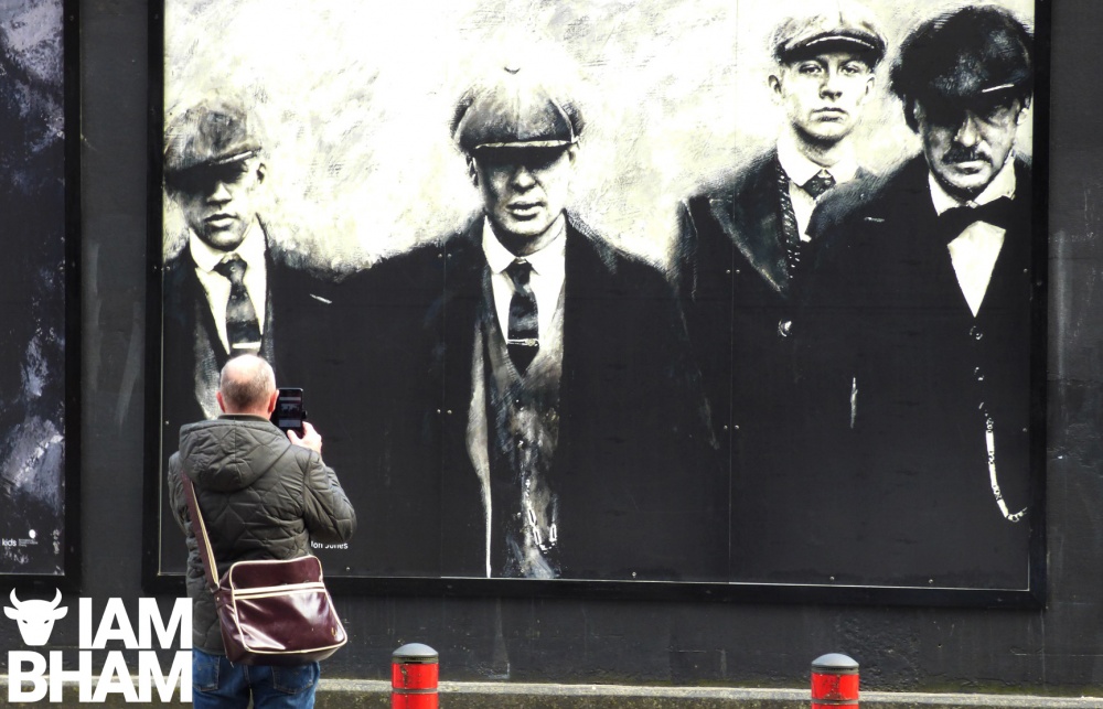 An outdoor Peaky Blinders art gallery aims to raise money for charity