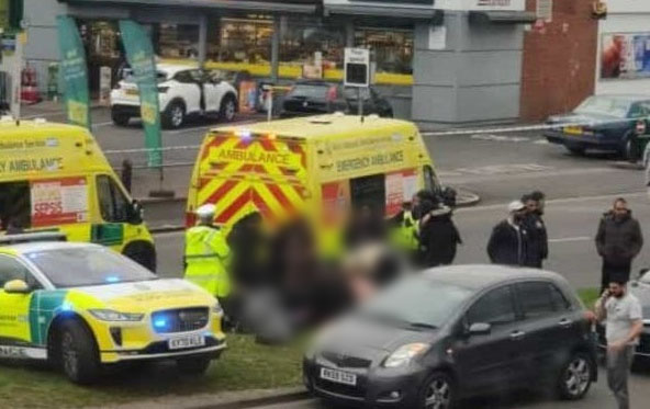 Paramedics rushed to the scene of the Washwood Heath hit-and-run tragedy