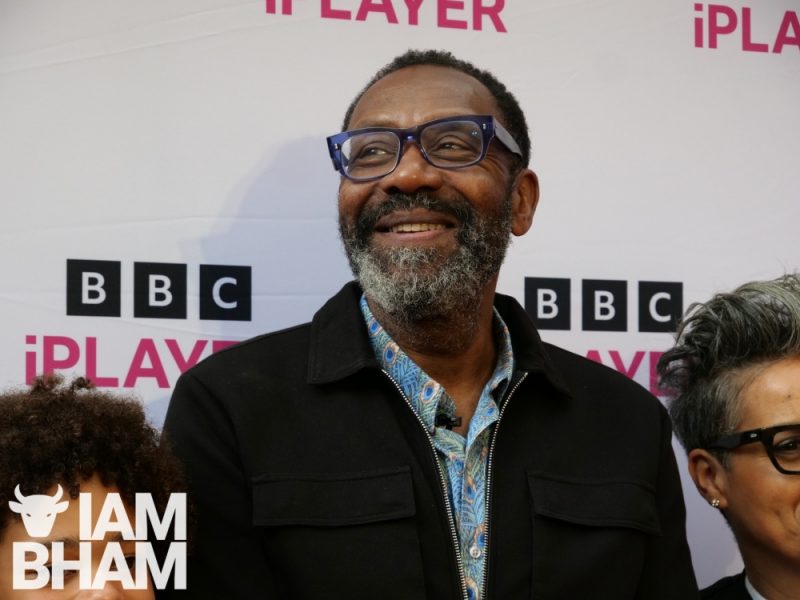 Sir Lenny Henry on the red carpet for the BBC 'My Name is Leon' preview screening in Birmingham
