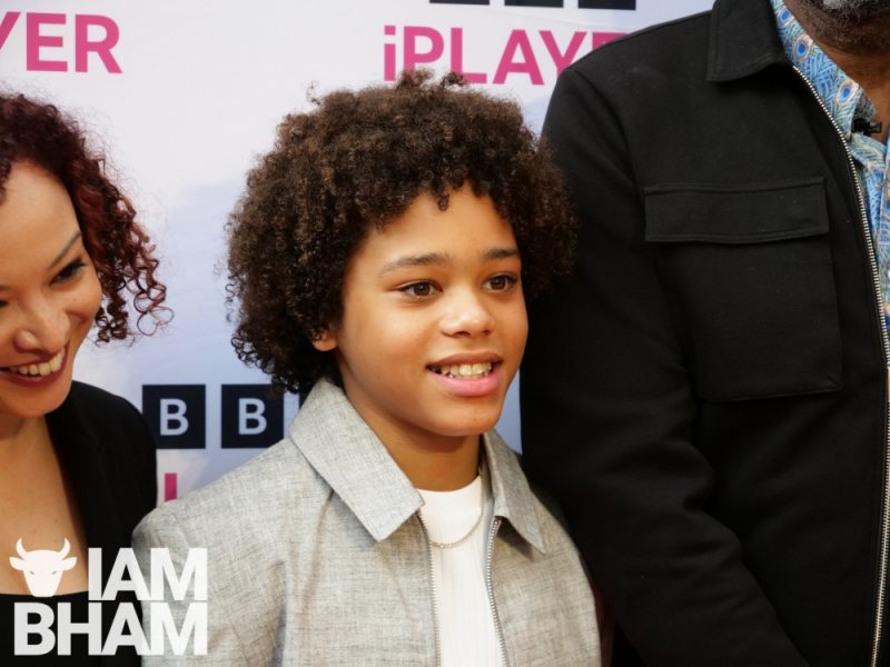 Cole Martin on the red carpet for the BBC 'My Name is Leon' preview screening in Birmingham