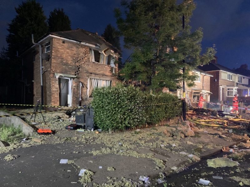 The house in Dulwich Road was estimated to be valued at £160,000 prior to the blast