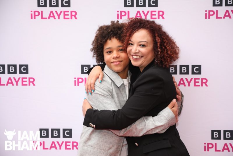 Lynette Linton and Cole Martin on the red carpet for the My Name is Leon preview screening 