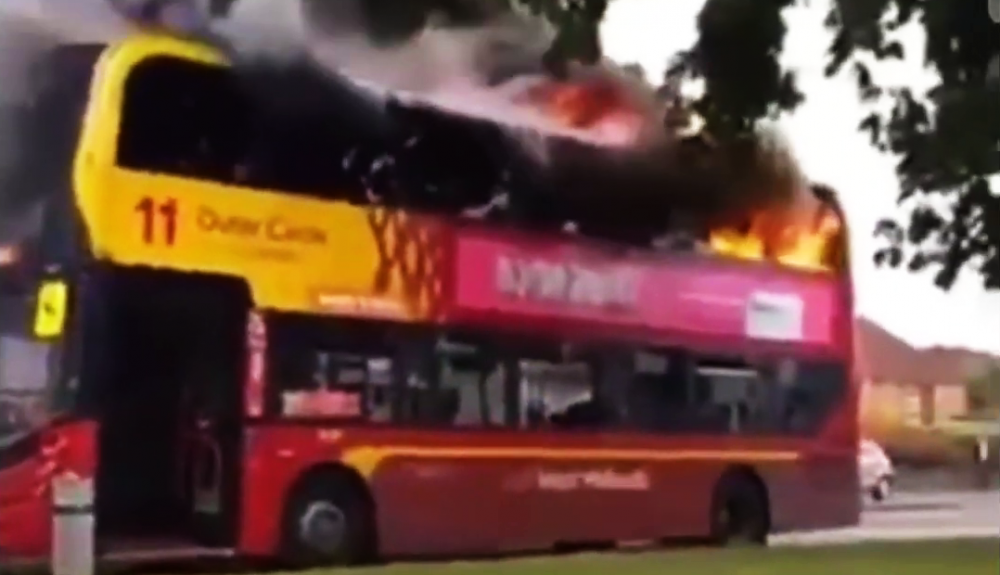 Police launch hunt for youths who started horrific blaze on Birmingham bus