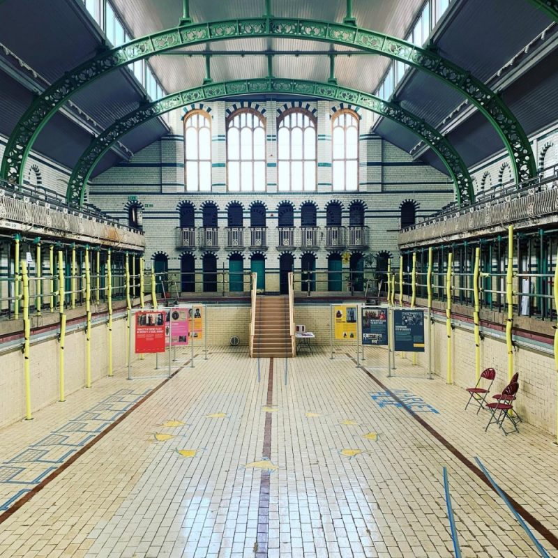The migrant event will take place inside the historic gala pool at Moseley Road Baths