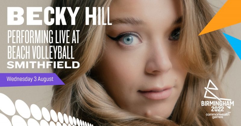 Becky HIll will be performing during the Birmingham 2022 Beach Volleyball on Wednesday 3 August