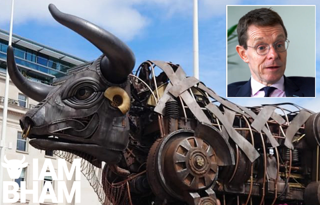 Birmingham’s Raging Bull is coming back says Mayor of the West Midlands