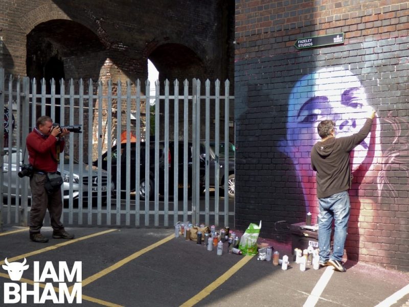 During the festival lots of sanctioned walls around Digbeth are brightened up with new art