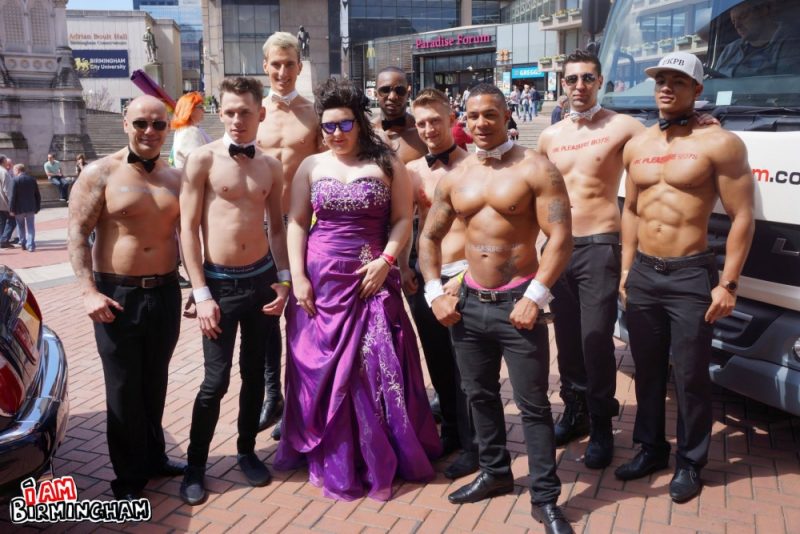 UK Pleasure Boys strippers and dancers at Pride 