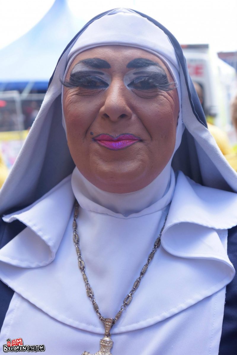 Drag nun at Pride 