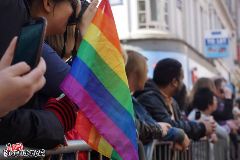Rainbow flag at Pride 