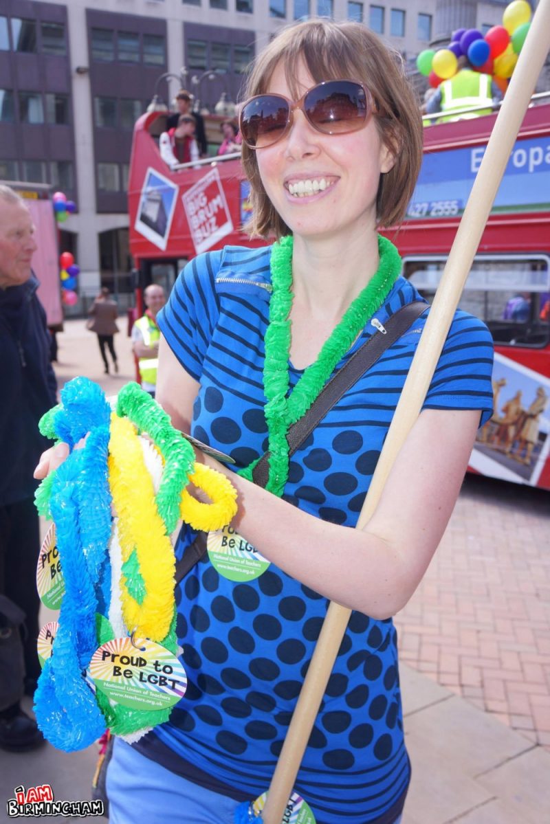 Rosemary Cragg enjoys Birmingham Pride 2013 