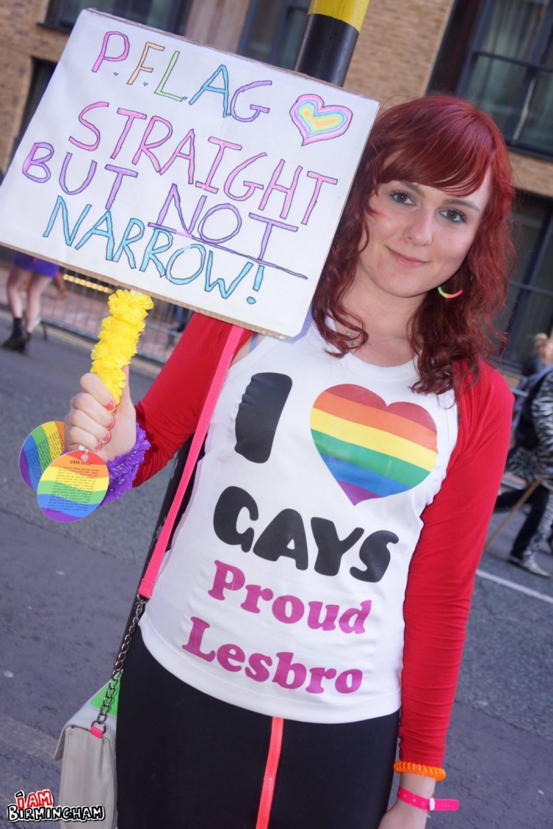 Lesbian Pride "I Love Gays - Proud Lesbro" t-shirt