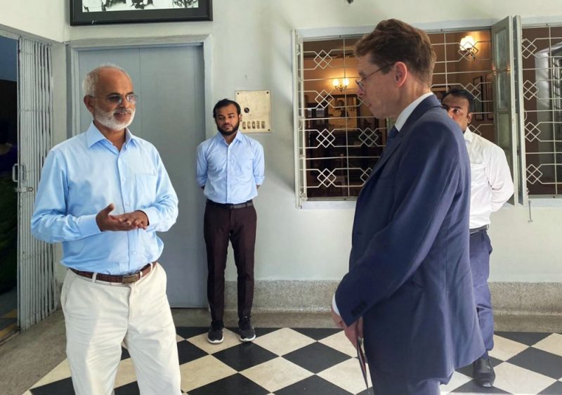Mayor Andy Street visits the Bangabandhu Memorial Museum in Dhaka, Bangladesh  