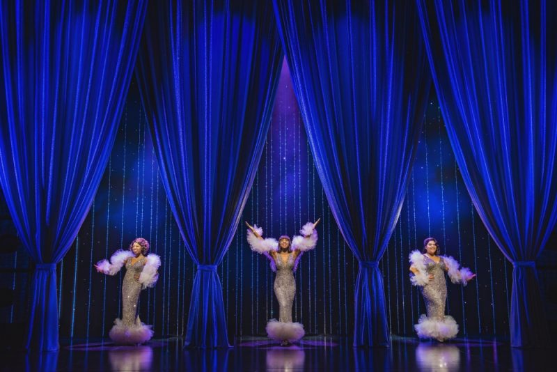 The costume and set design in Dreamgirls are epic and beautiful
