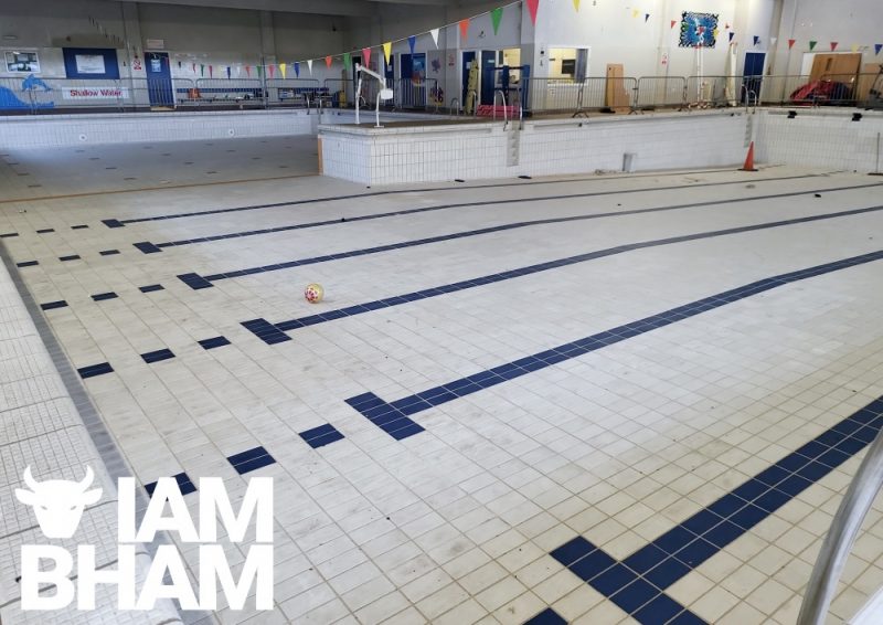 The abandoned pool was once a sports mecca and drew people from across Birmingham