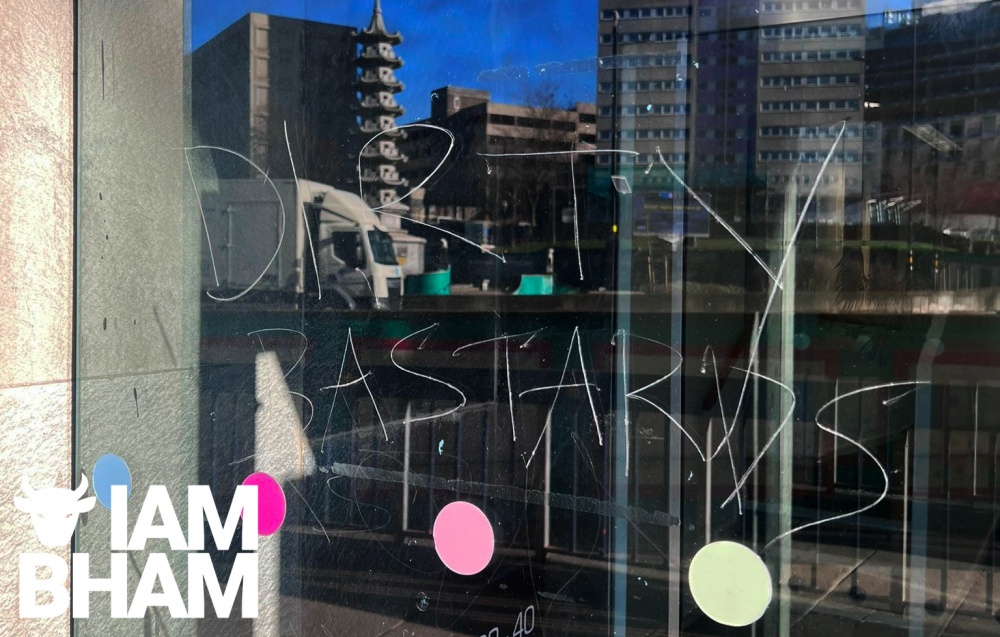 Inclusive community hub in Birmingham vandalised with homophobic graffiti during LGBT History Month