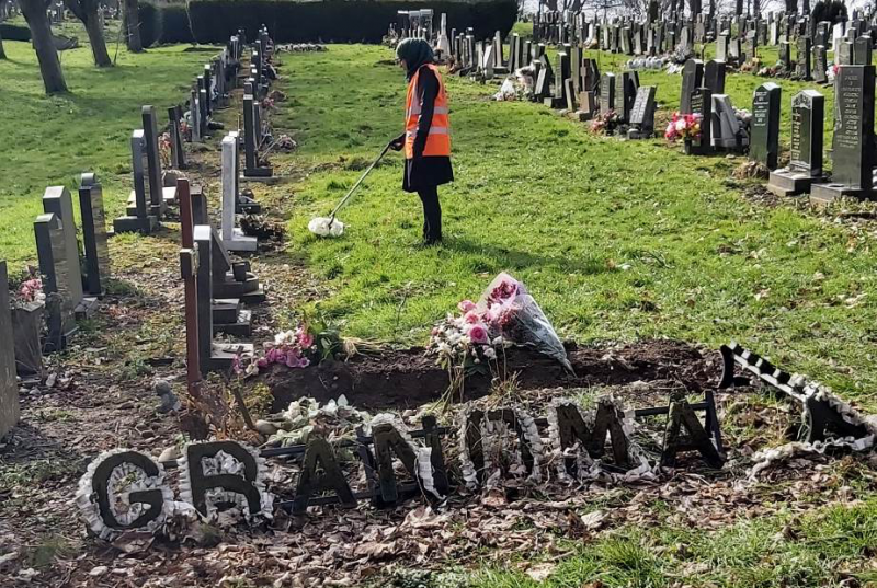 The volunteers hope more people will be inspired to attend the next litter pick in the cemetery 
