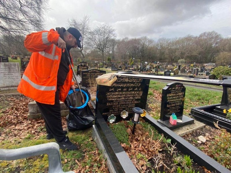 Maintaining cemeteries and keeping them tidy is part of my faith, says Ali Akbar