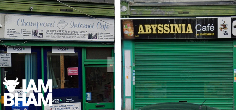 Police close down Abyssinia Café and Champions Internet Café in Lozells following complaints