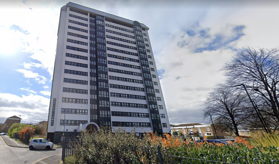The residents of Brecon Tower were evacuated after overnight flooding