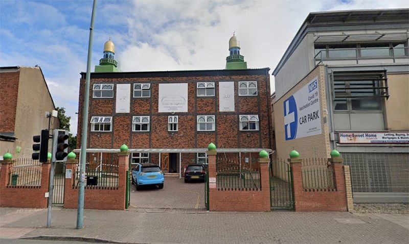 A man was set on fire as he walked home Dudley Road Mosque in Edgbaston, Birmingham