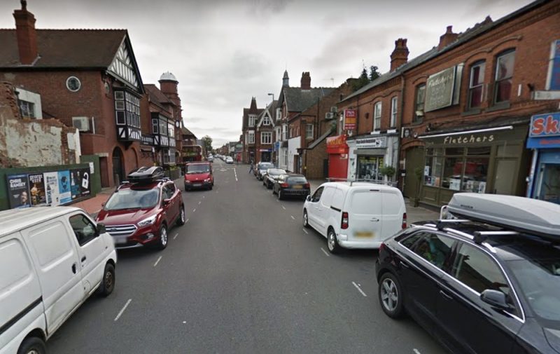 The attack took place on York Road in Kings Heath, Birmingham