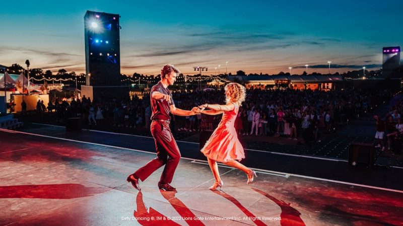 The Dirty Dancing screening enacted the climactic scene from the film