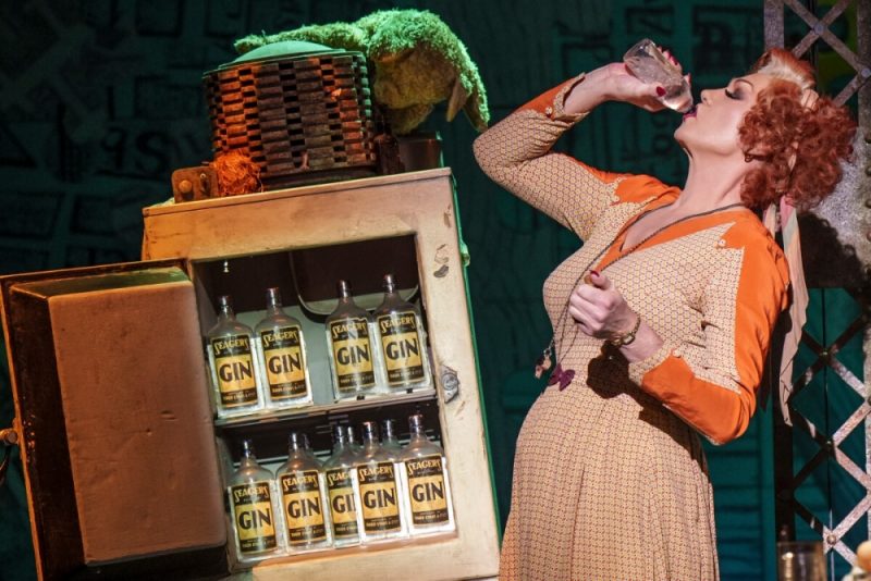Craig Revel Horwood shows the complex character of Miss Hannigan in daring ways