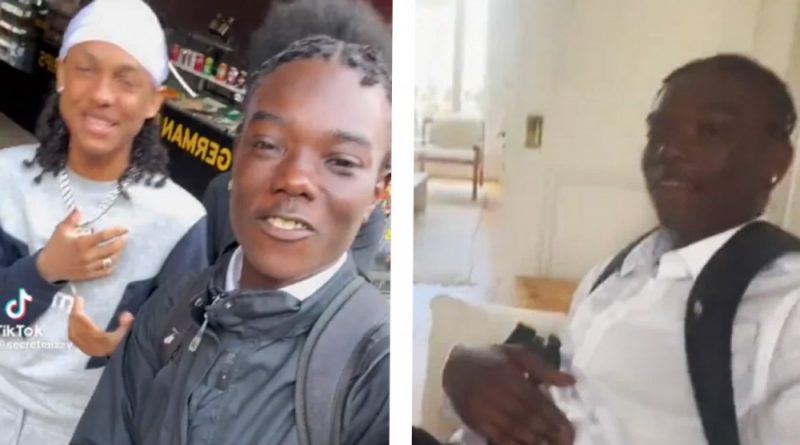 TikTok and YouTube have removed the accounts of Bacari Ogarro, who randomly walked into a family home in London for social media clout