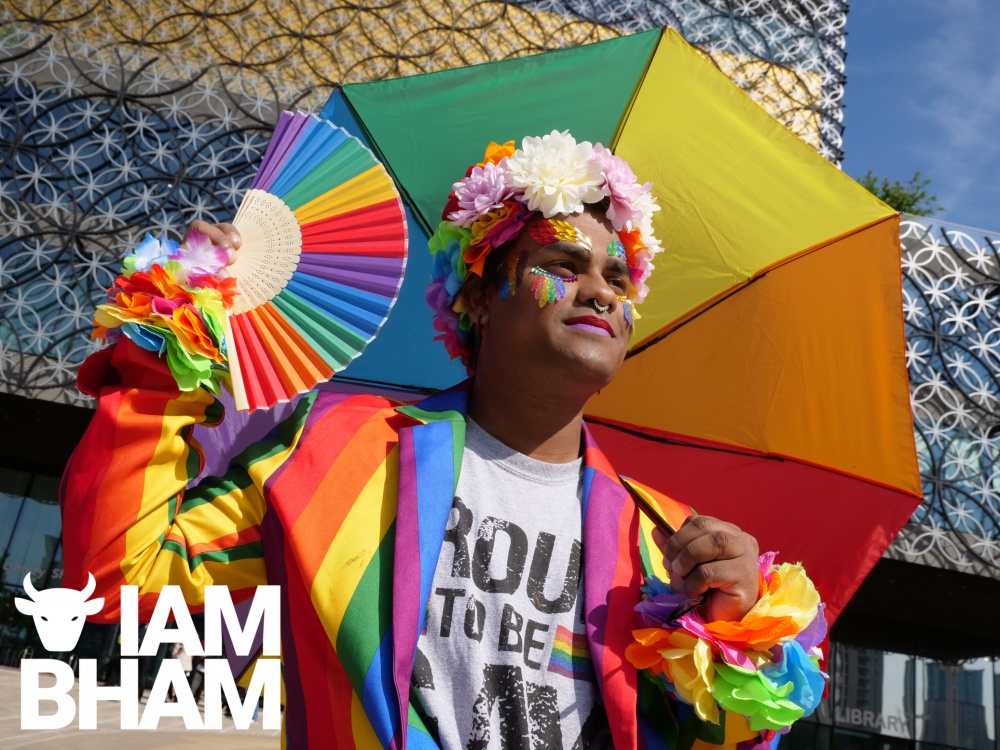Nazir Uddin from Bangladesh feels accepted at Birmingham Pride