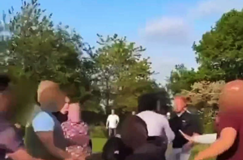 The shocking Islamophobic attack took place in a Walsall park as a Muslim family were enjoying a picnic