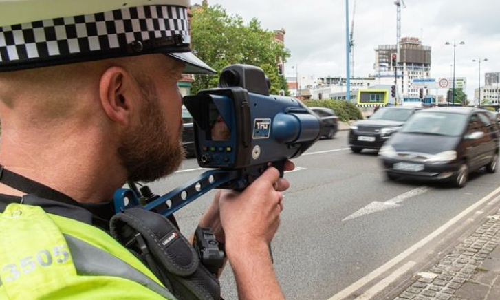 Police crackdown on speeding drivers in the West Midlands