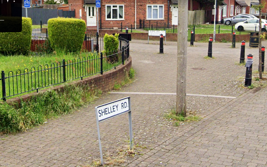 The two children were shot in Shelley Road