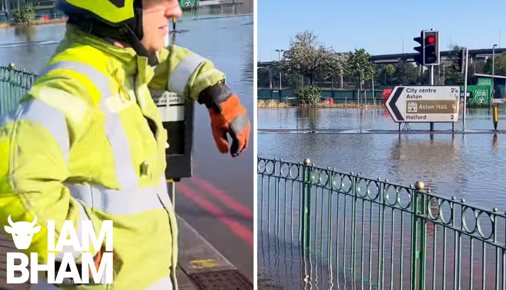 Thousands left without water and drivers rescued from Aston flooding due to burst pipe