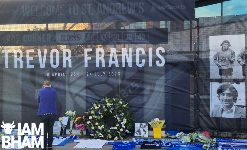 Fans have been coming to St Andrews to pay their respects to Trevor Francis