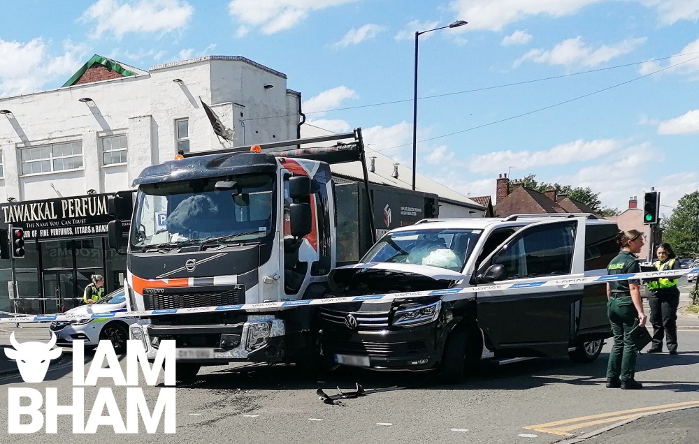 The collision took place at the junction of Green Lane and Victoria Street
