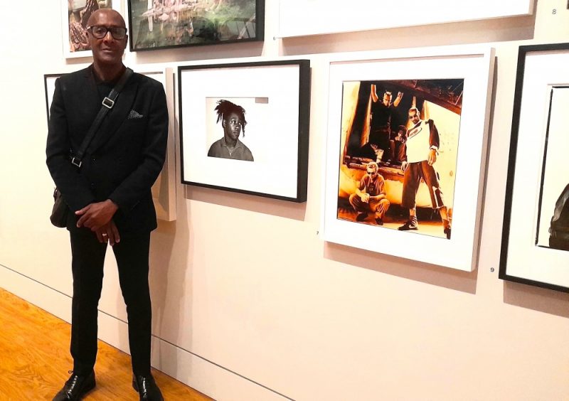 Birmingham photographer Pogus Caesar at the National Portrait Gallery where his work is on display
