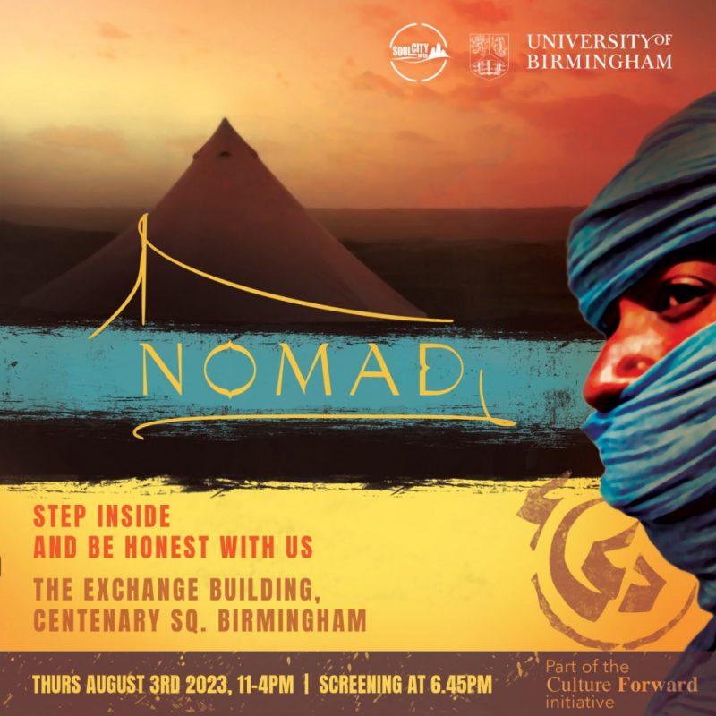 The Nomad installation will take place on Thursday 3rd August in the Exchange Building