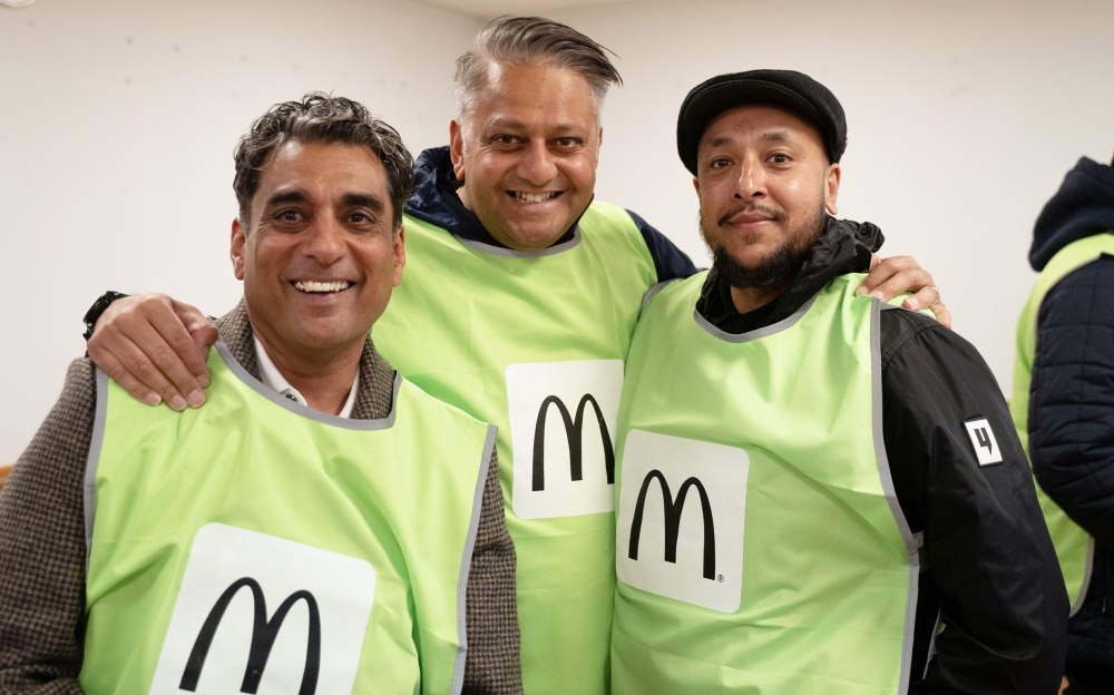 Wolerhampton McDonald’s franchisee Ash Raju organises litter pick to clean up area and protect environment