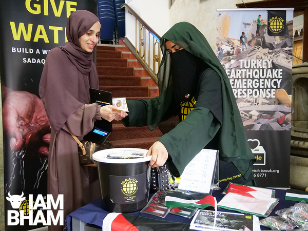 ISRA UK was fundraising at the Eid bazaar for victims of the Turkey earthquake