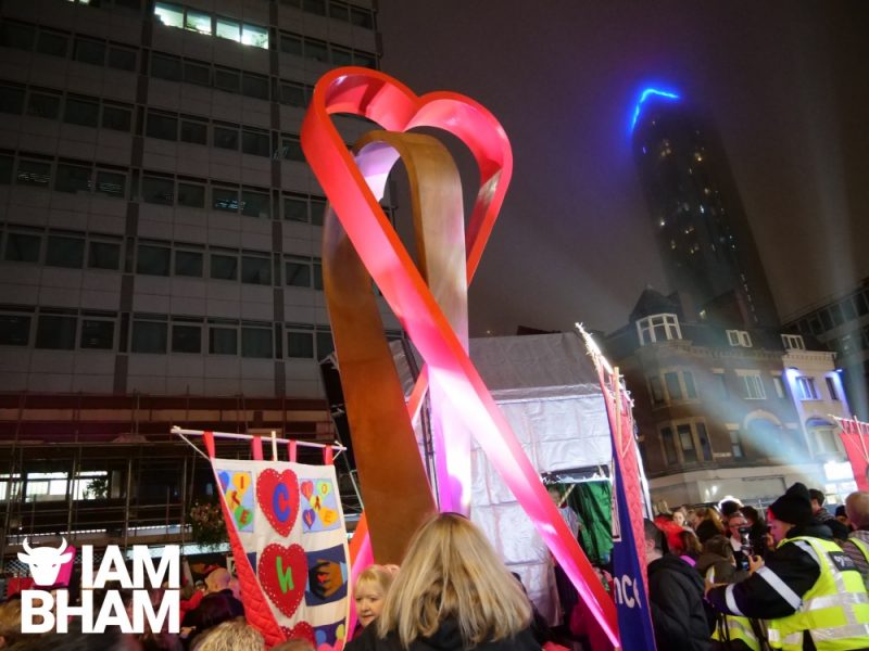 'The Ribbons' Birmingham HIV and AIDS Memorial was unveiled last year 