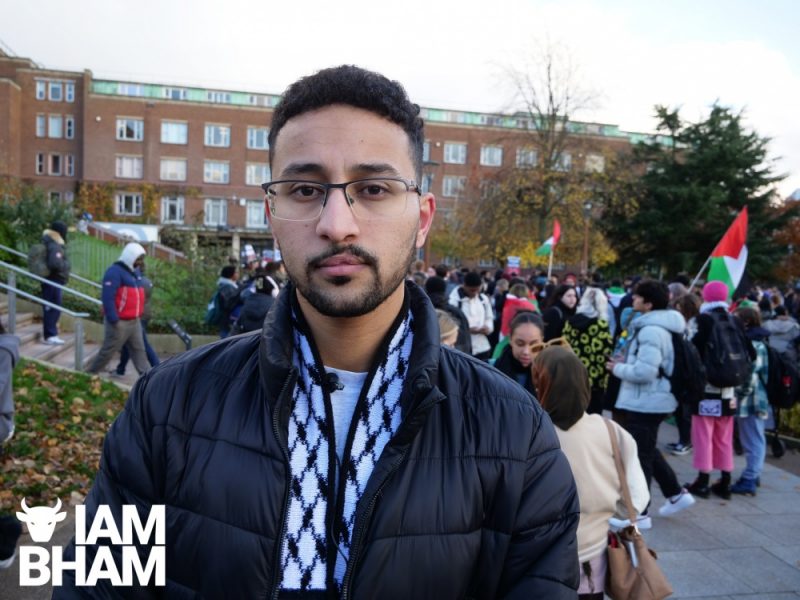 Hamza Stitan, a Palestinian living in Birmingham, said he feared for the 250 relatives he has living in Gaza