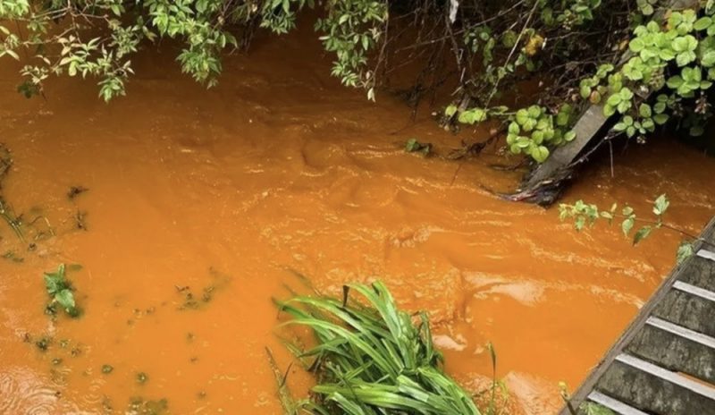 Last year, part of the River Trent turned orange after clothing dyes were accidentally released into the water