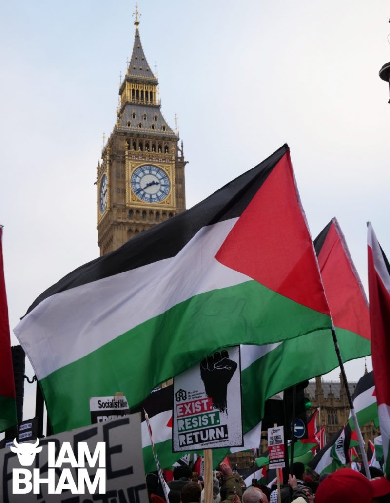 A pro-Palestine protest in London earlier this month 
