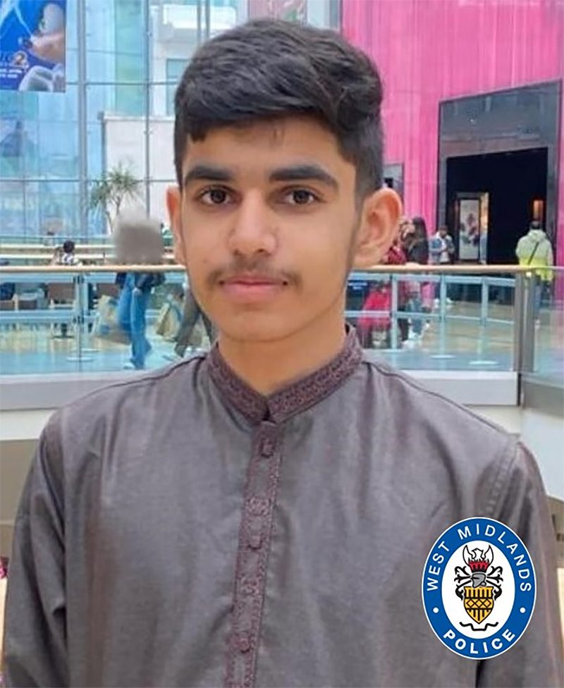 Muhammad Hassam Ali, 17, died from his injuries after he was stabbed in Victoria Square, Birmingham on 20 January