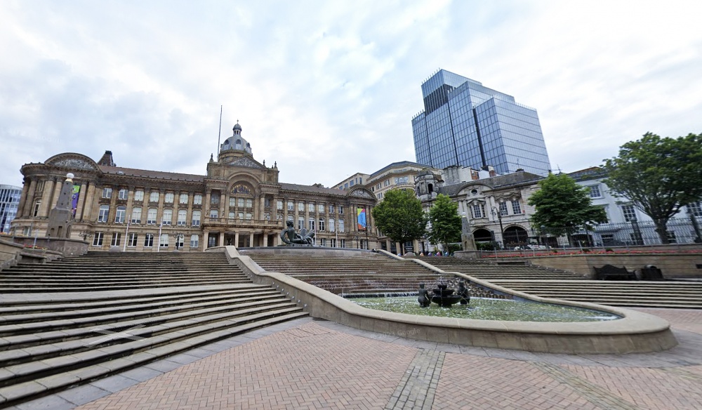 The teenager was stabbed to death in Victoria Square in Birmingham