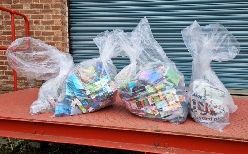 Large quantities of illegal vapes and cigarettes were seized in Coventry 